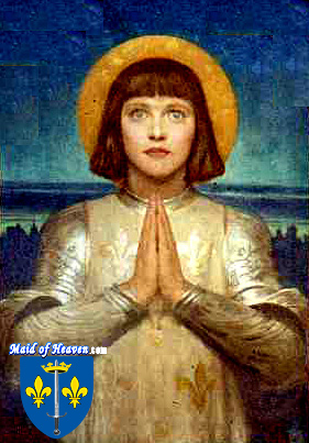 Portrait of Saint Joan of Arc by Frank Dicksee