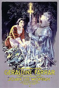 Poster for Cecil B. DeMille movie Joan the Woman