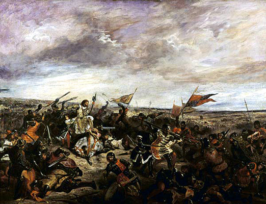 Painting of Battle of Poitiers