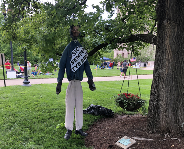 Effigy of Governor of Kentucky