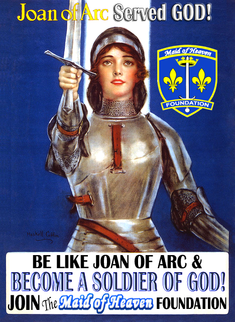 Joan of Arc Poster Beoome a Solider of God