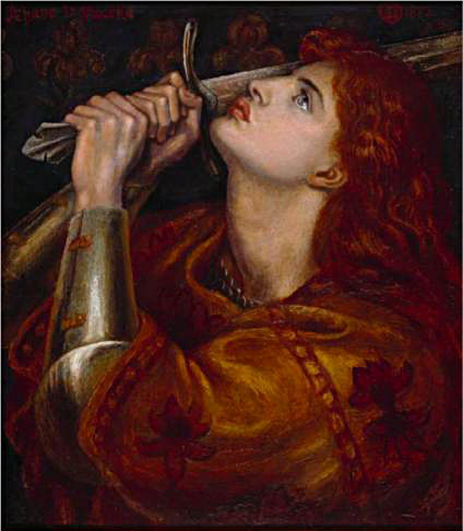 Joan of Arc by Dante Gabriel Rossetti