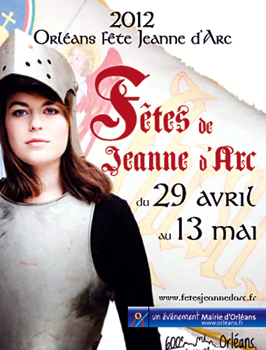 Poster for Joan of Arc Festival in Orleans France