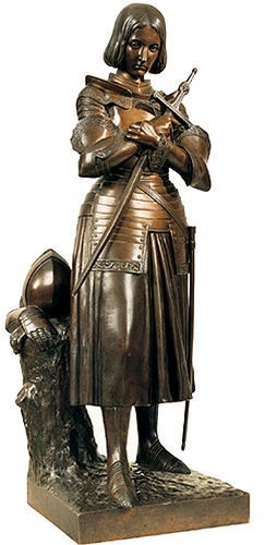 Statue of Joan of Arc in Domremy by Princess Marie d'Orleans