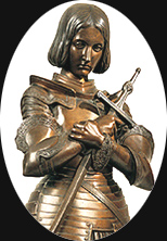 Statue of Joan of Arc in Domremy by Princess Marie d'Orleans