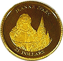 Front of Joan of Arc medal