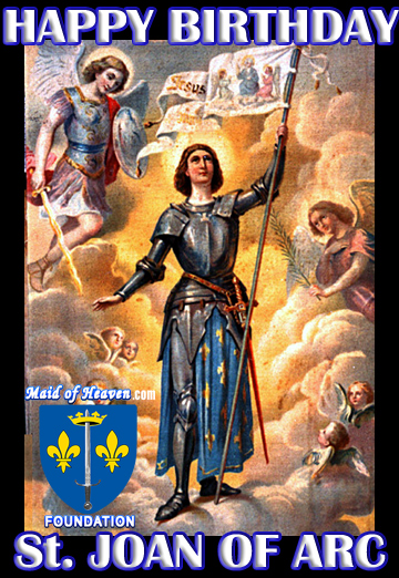 Happy Birthday Saint Joan of Arc