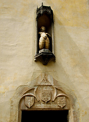Doorway of Joan of Arc's Home in Domremy