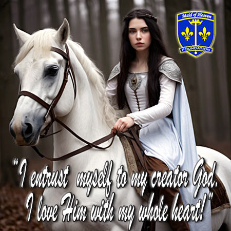 St Joan on a Horse Mystical