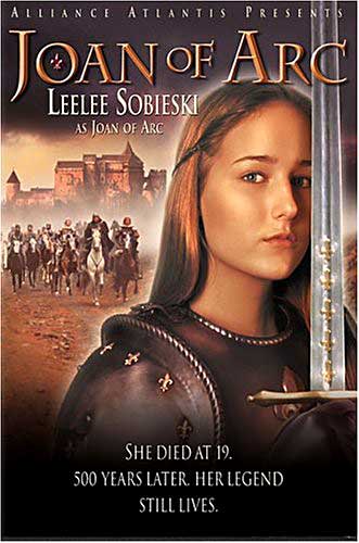 1999 Joan of Arc Movie Poster starring Leelee Sobieski