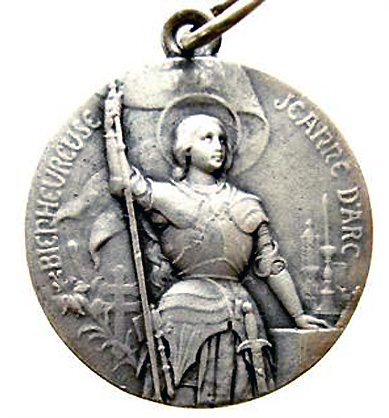 Antique Joan of Arc Medal Coronation Charles VII