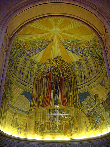 Ceiling Mural of Joan of Arc in Versailles