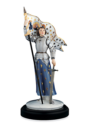 Joan of Arc with her Banner and her sword