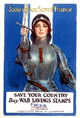 WWI Poster of Joan of Arc