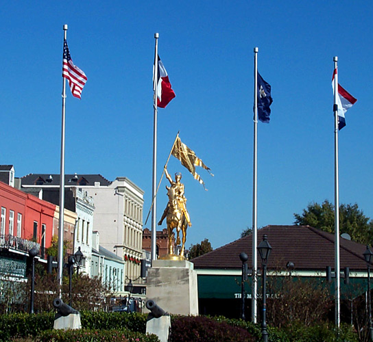 Imagini pentru Statue Jeanne d Arc Nouvelle Orleans