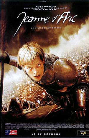 Poster for the Movie The Messenger: The Story of Joan of Arc starring Milla Jovovich