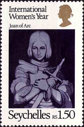 Joan of Arc Stamp for International Women's Year