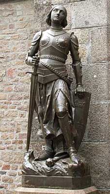 Joan of Arc and Her Sword Statue