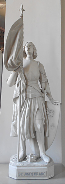 Statue of Joan of Arc in St Louis Basilica - Photo by Paula Ling Sanning