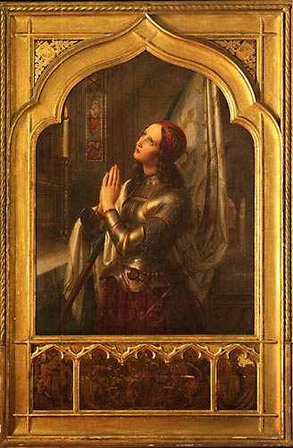 Joan of Arc in Prayer by Hermann Anton Stilke