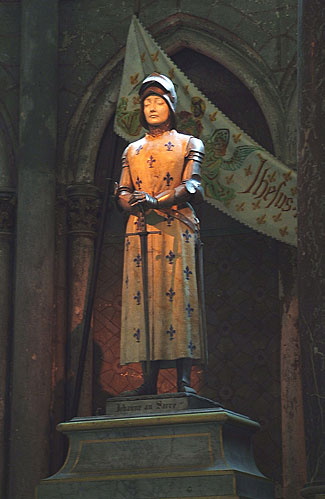 Statue of Joan of Arc titled Joan The Saint by d'Epinay