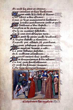 Page of Les Vigilles de Charles VII