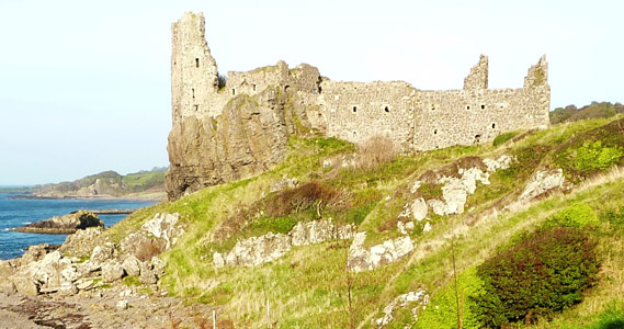 Photo of Danure Castle today which was the birthplace of Hugh Kennedy