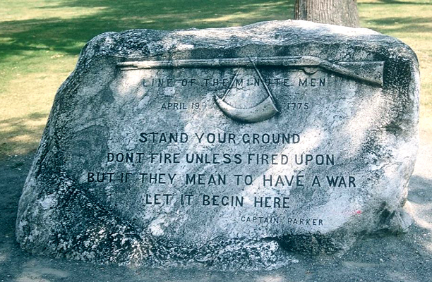 Captain John Parker monument