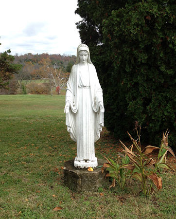 Joan of Arc's Kneeling in Prayer Holy Card