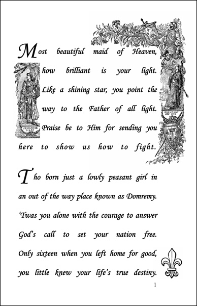 First page of Maid of Heaven: The Story of Saint Joan of Arc