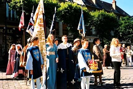 Pilgrimage to Reims during Joan of Arc Festival in 2005