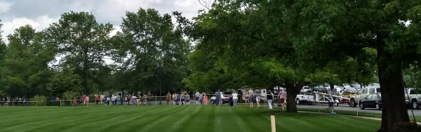 Patriots Marching to Kentucky Governors Mansion 