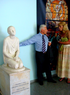 2009 Pilgrimage inside the Joan of Arc Center in Domremy