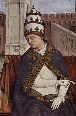 portrait of pope pius ii
