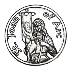 St Joan of Arc relic medal
