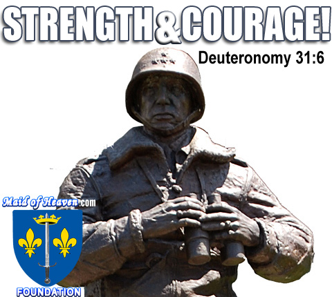 General George S. Patton Statue Strength & Courage