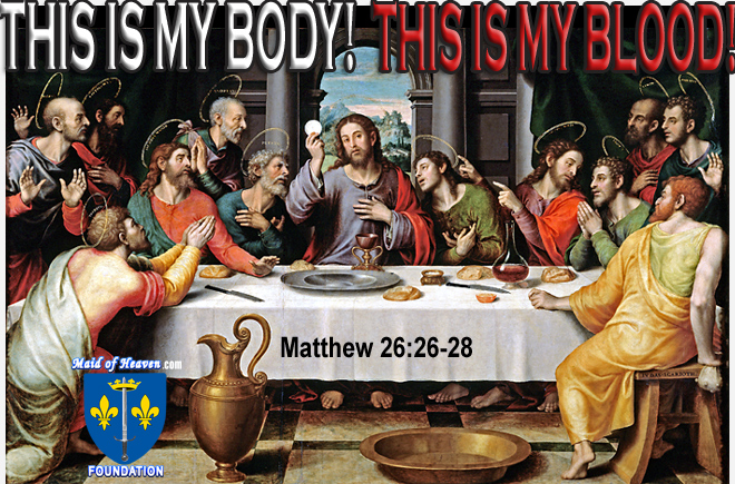 The Last Supper where Jesus Instituted the Practice of Communion