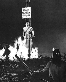 Joan about to suffer her death