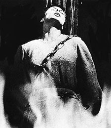 Joan burning at the stake
