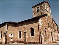 picture of the outside of the church of 
Saint Remy